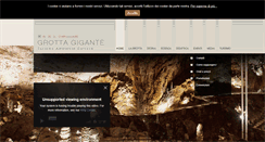 Desktop Screenshot of grottagigante.it